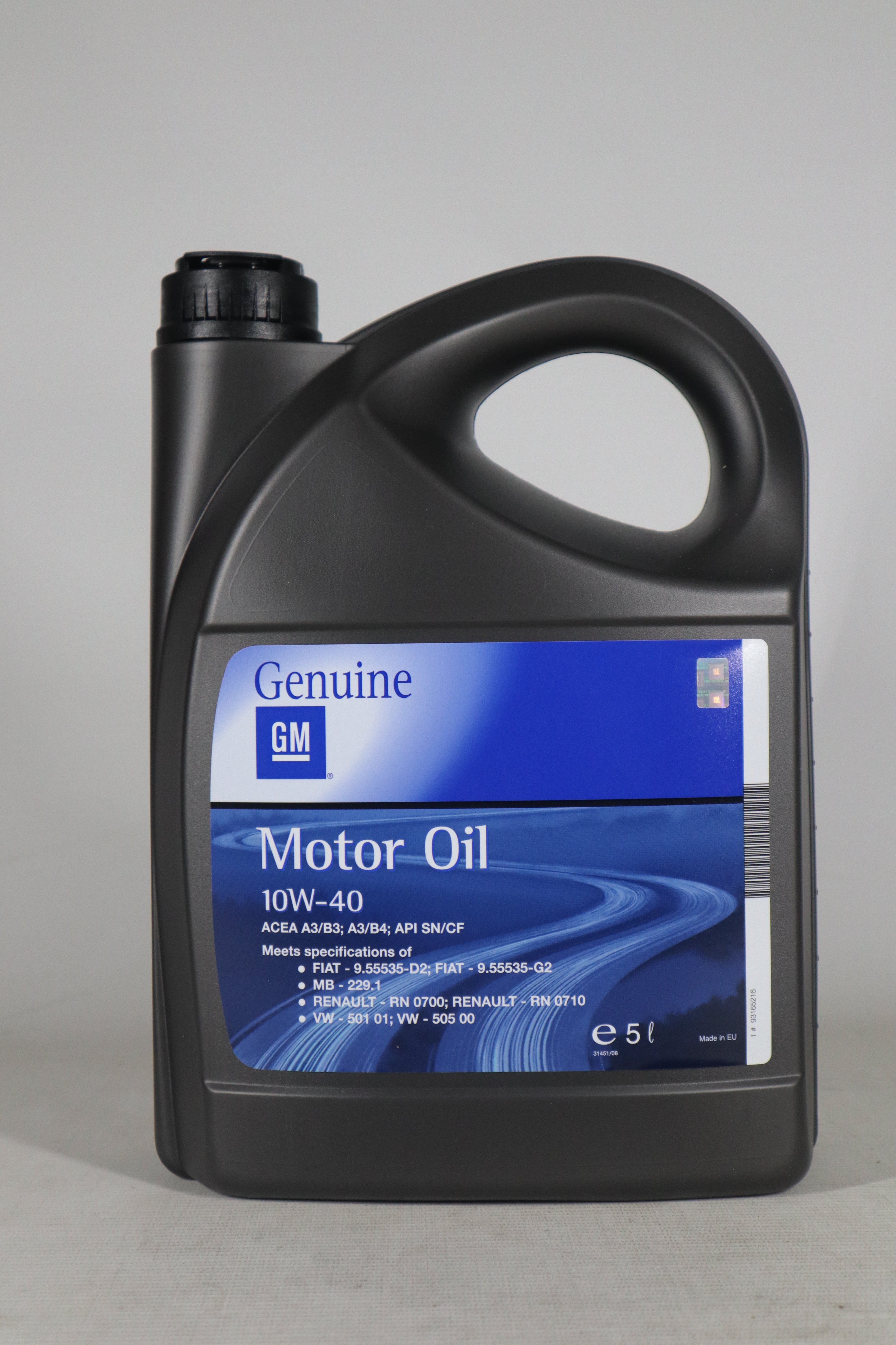 ORİJİNAL OPEL GM 10W-40 5 LİTRE MOTOR YAĞI ( 93165216 )