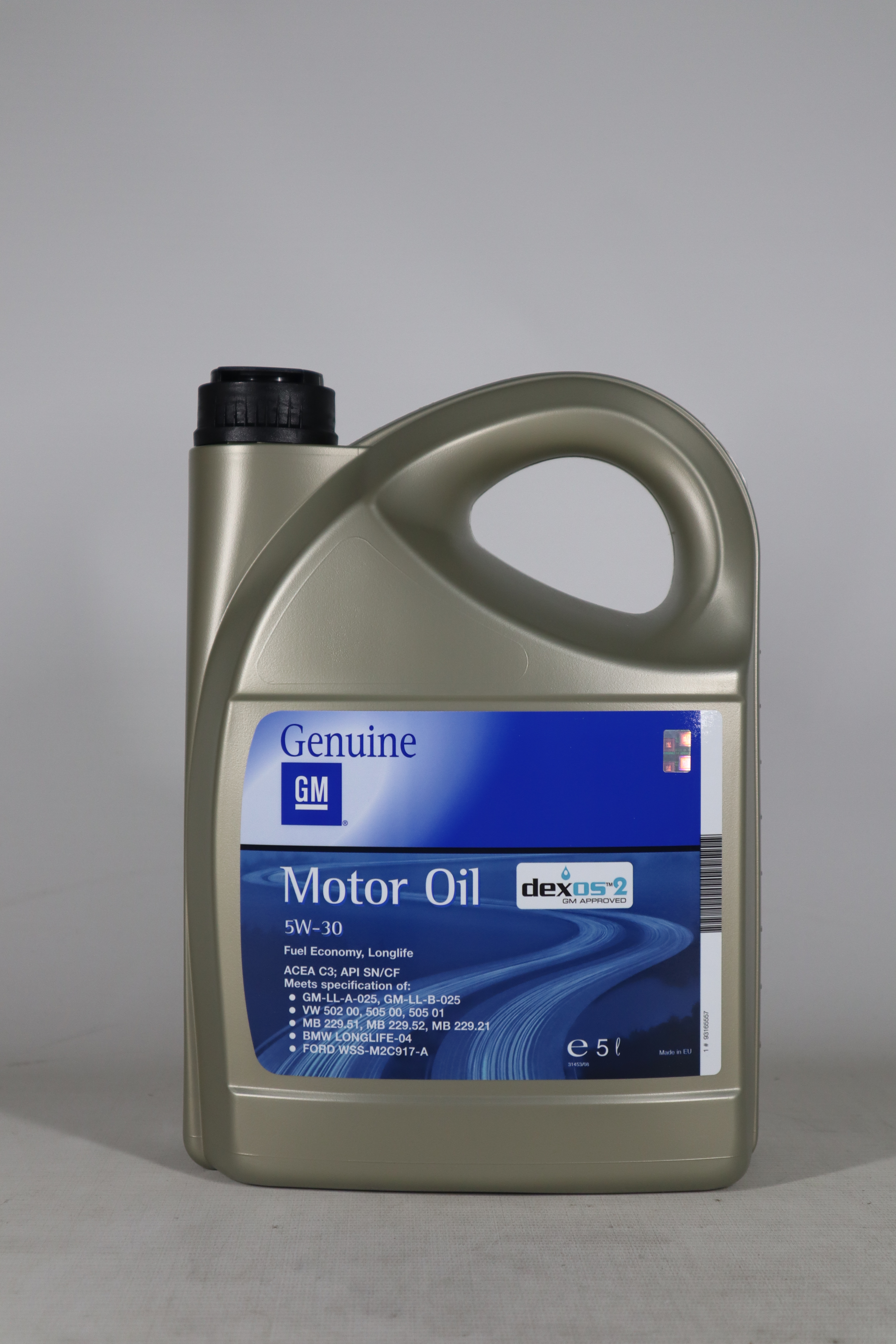 ORİJİNAL OPEL GM DEXOS 2 5W30 5 LİTRE MOTOR YAĞI (93165557)